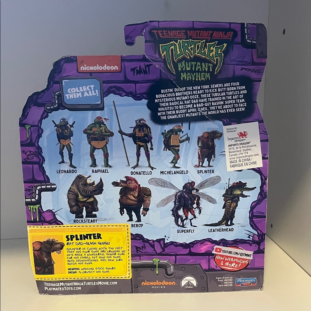 TMNT Splinter New in Box - Picture 4 of 6